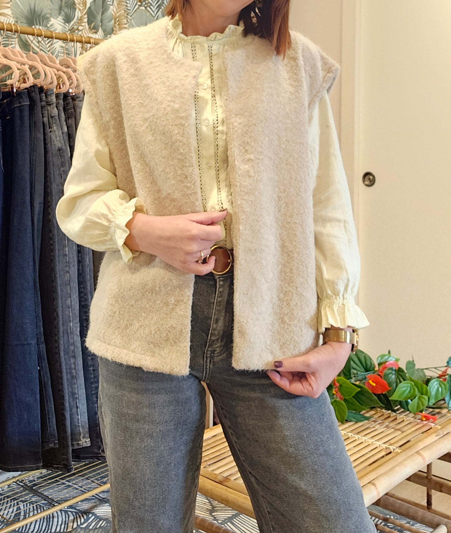 Veste SM Beige