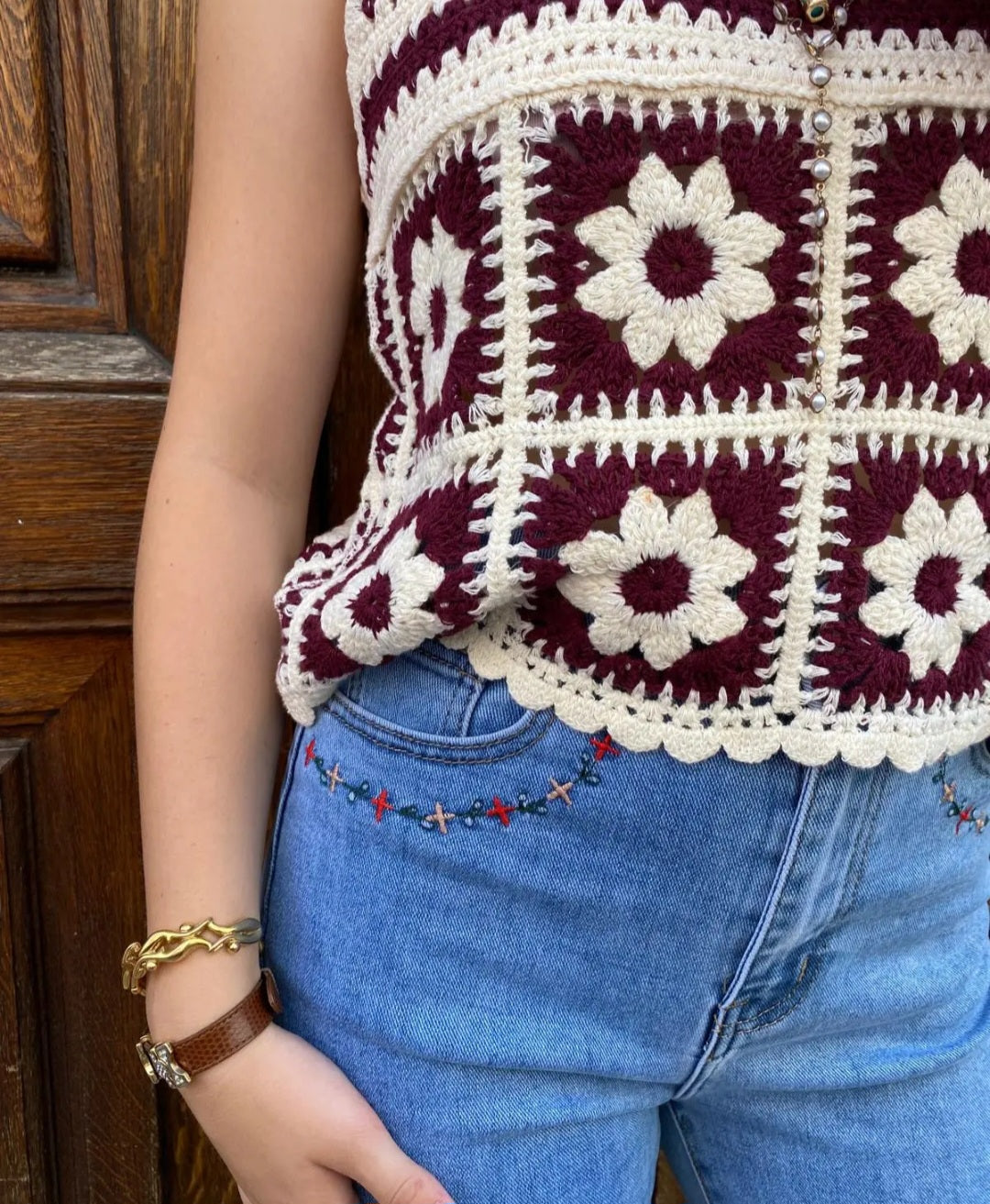 Jeans Straight Coeurs