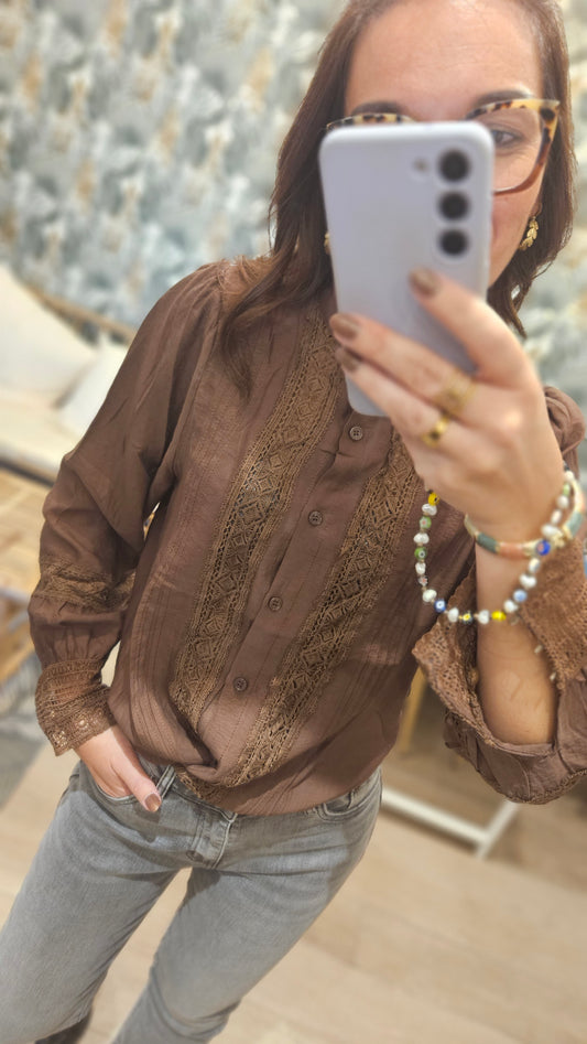 Blouse/Chemise Marron