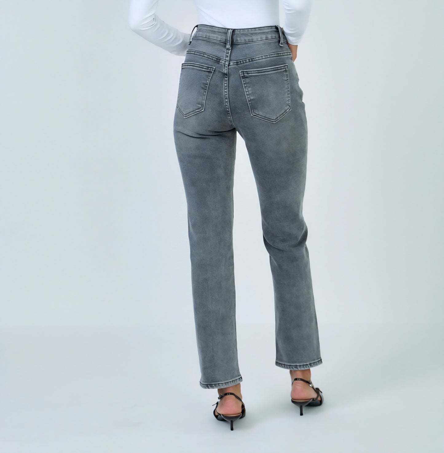 Jean Straight Gris
