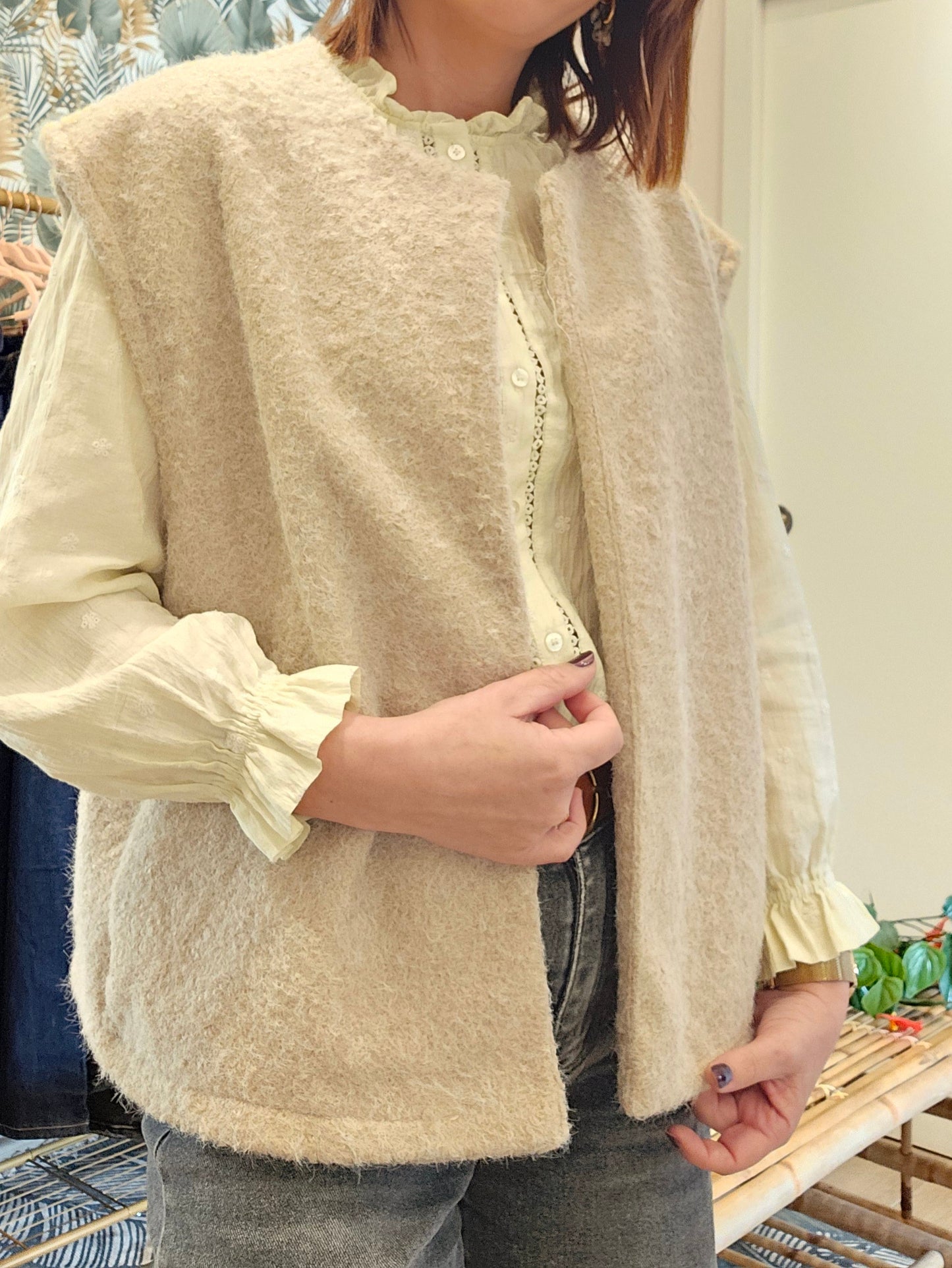 Veste SM Beige