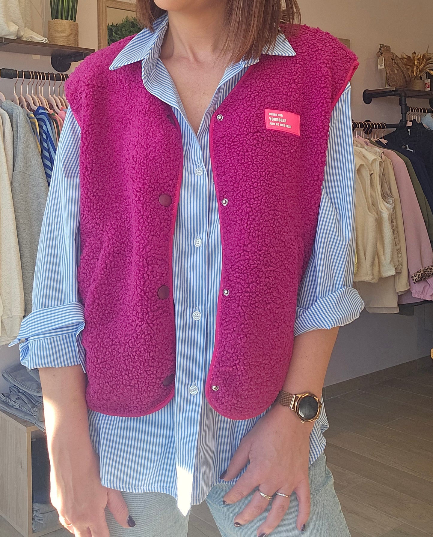 Gilet SM Fushia