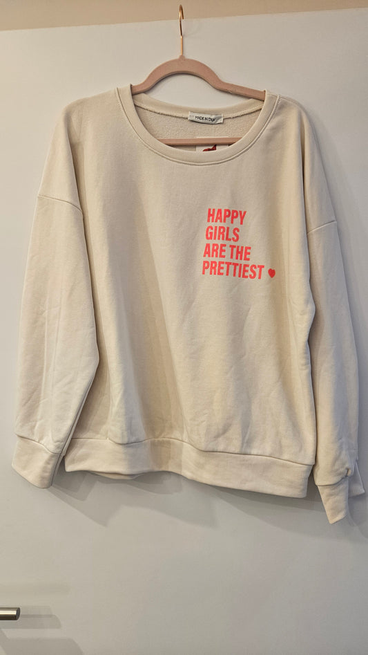 Sweat Happy Beige