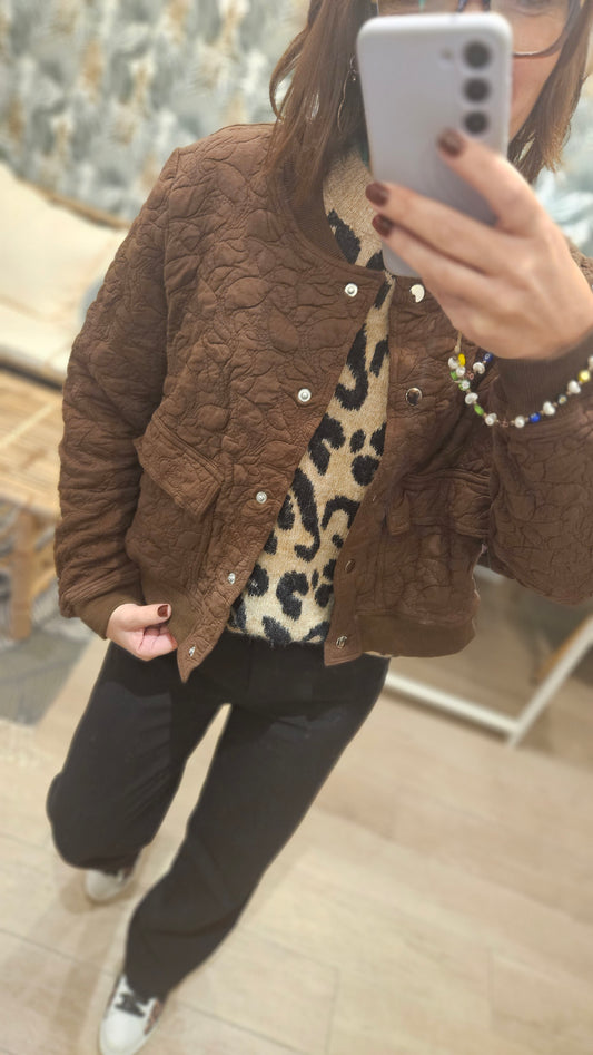 Veste matelassée Choco