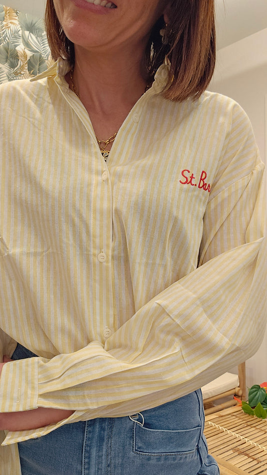 Chemise Jaune St Barth