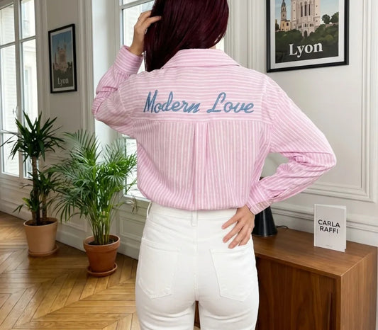 Chemise Rose "Modern Love"