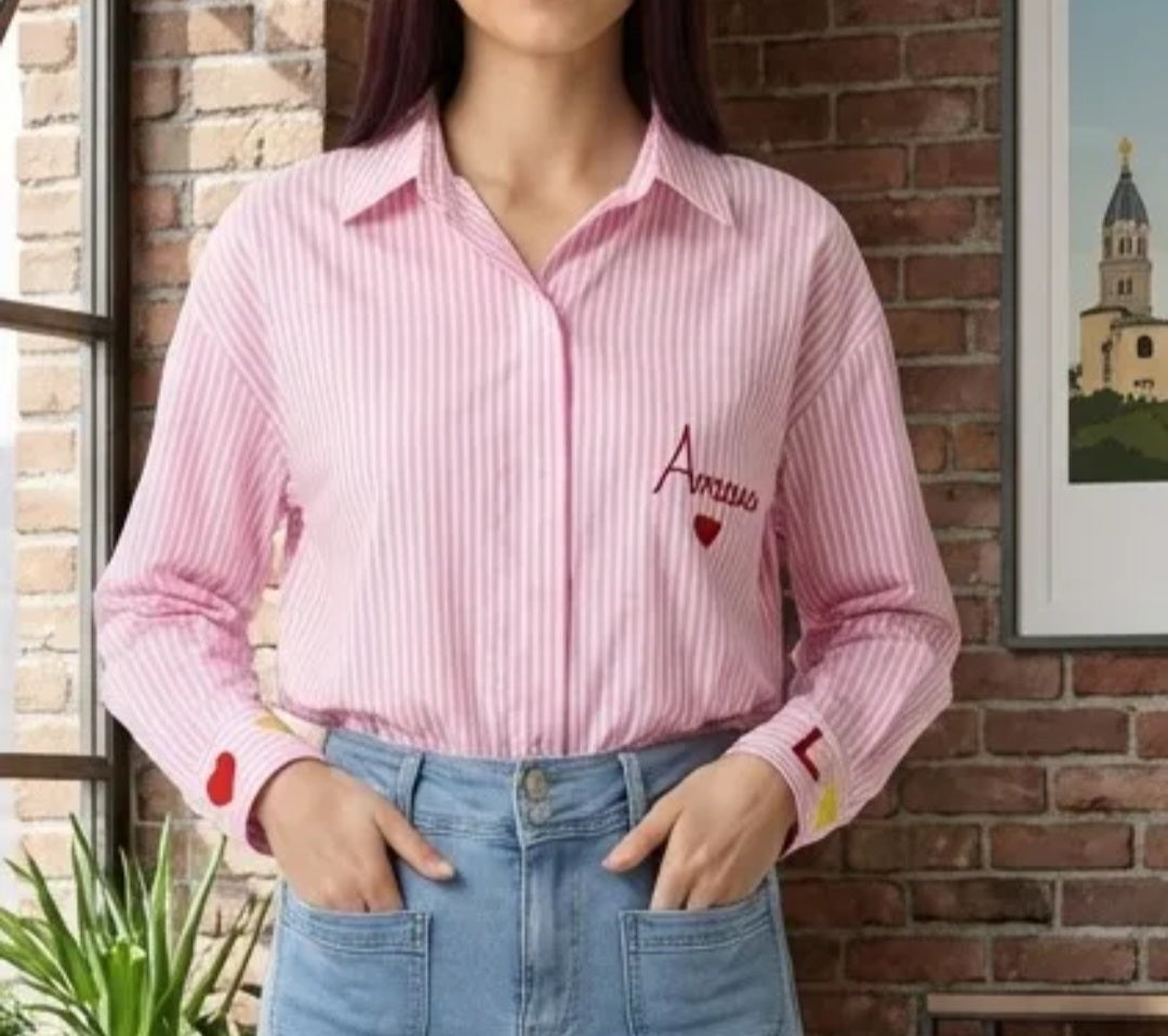 Chemise Rose Amour