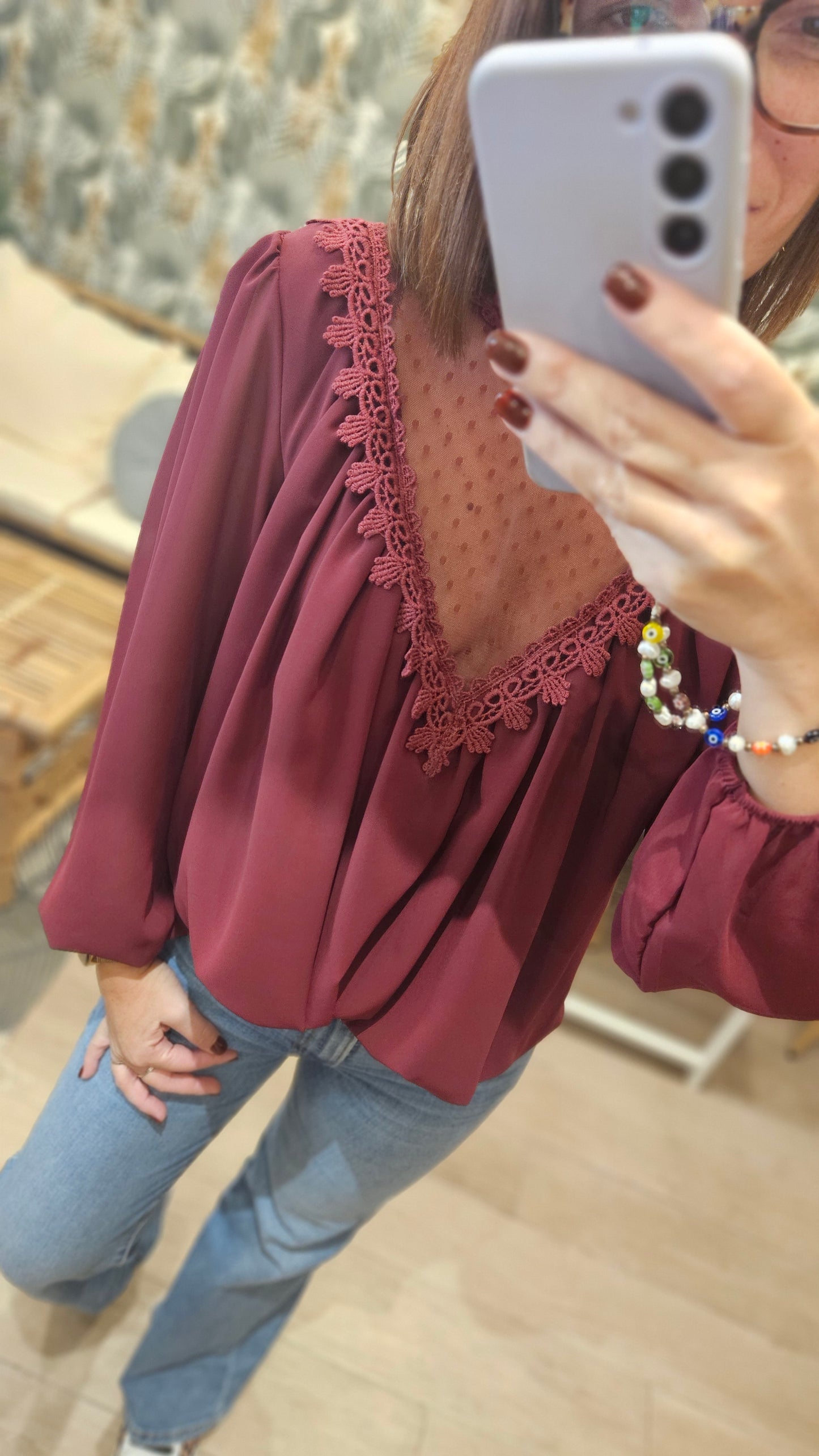 Blouse Bordeaux