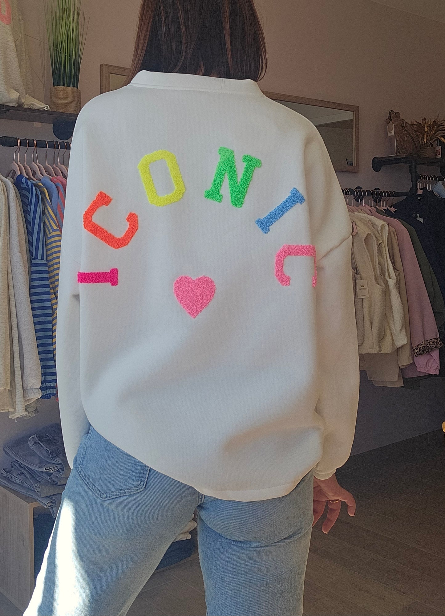 Sweat Blanc ICONIC