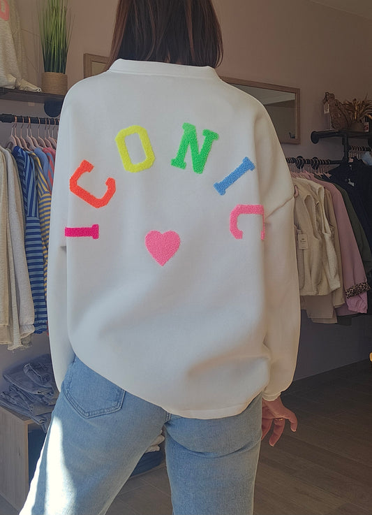 Sweat Blanc ICONIC