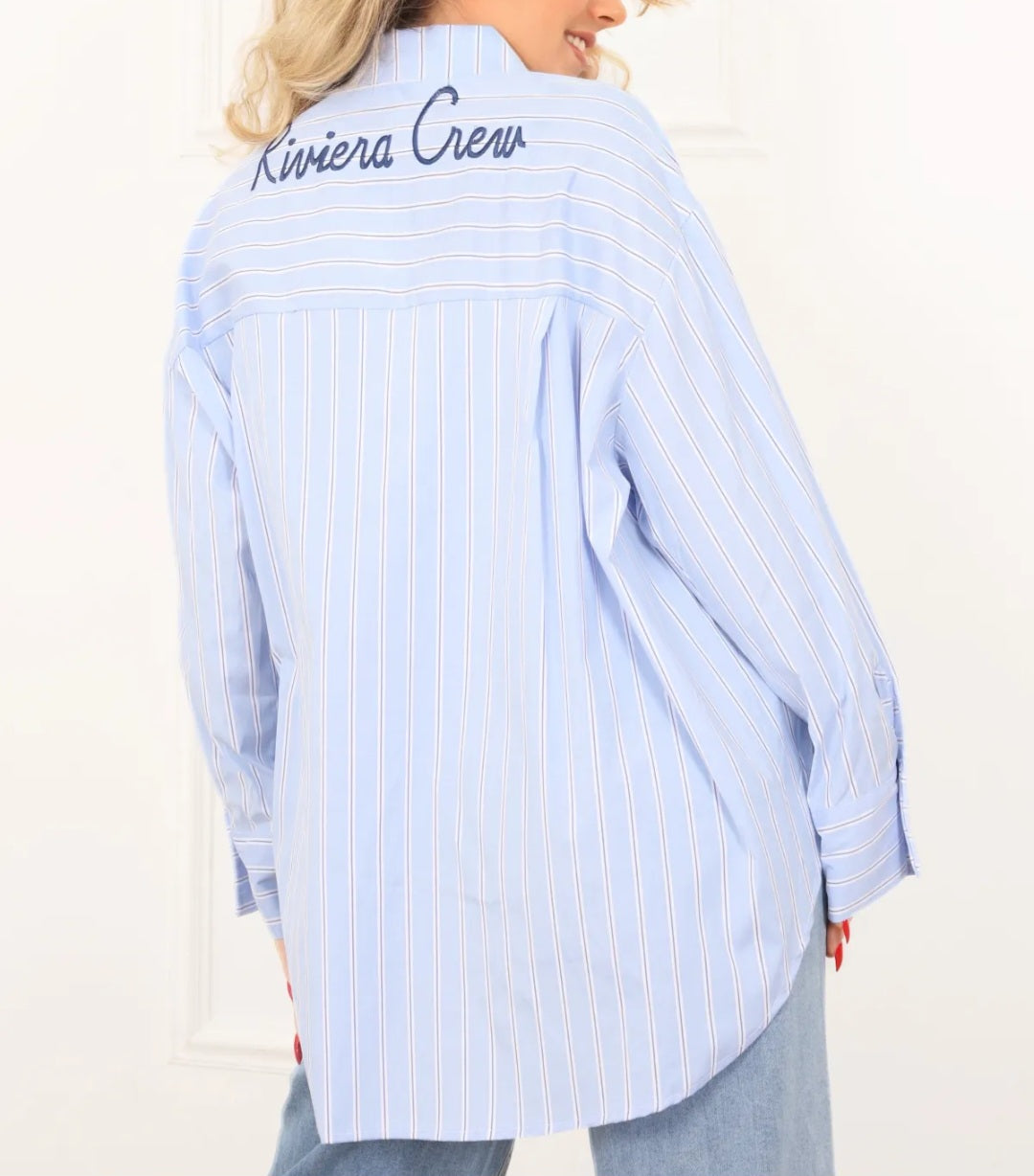 Chemise Bleue rayée "Riviera"