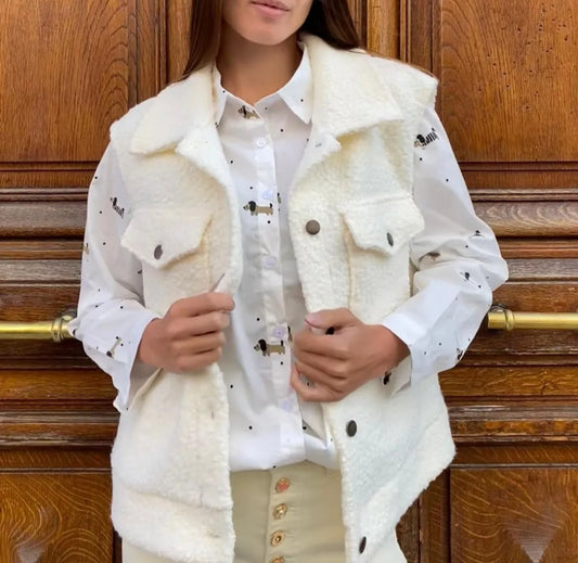 Gilet SM Blanc