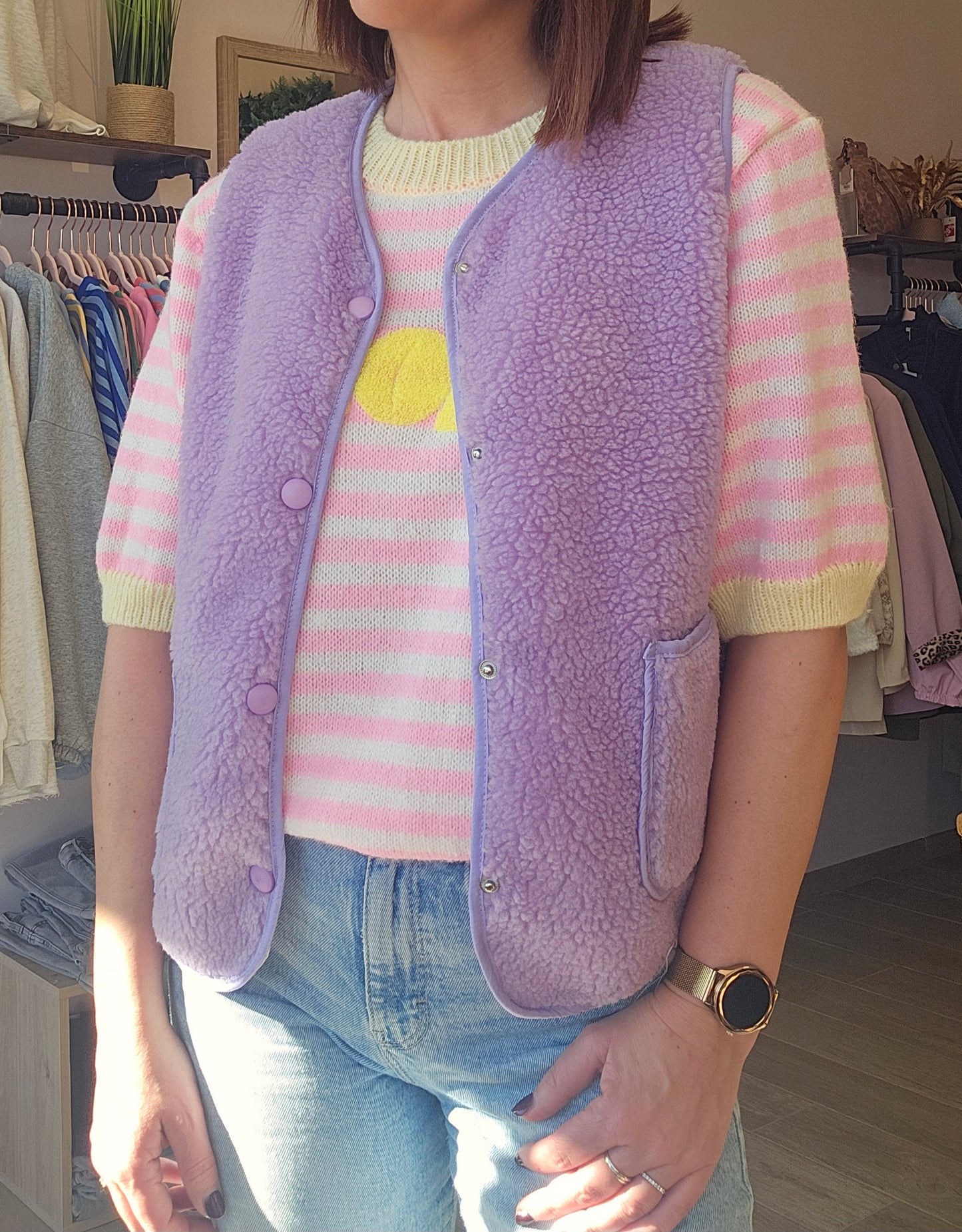 Gilet SM Lilas