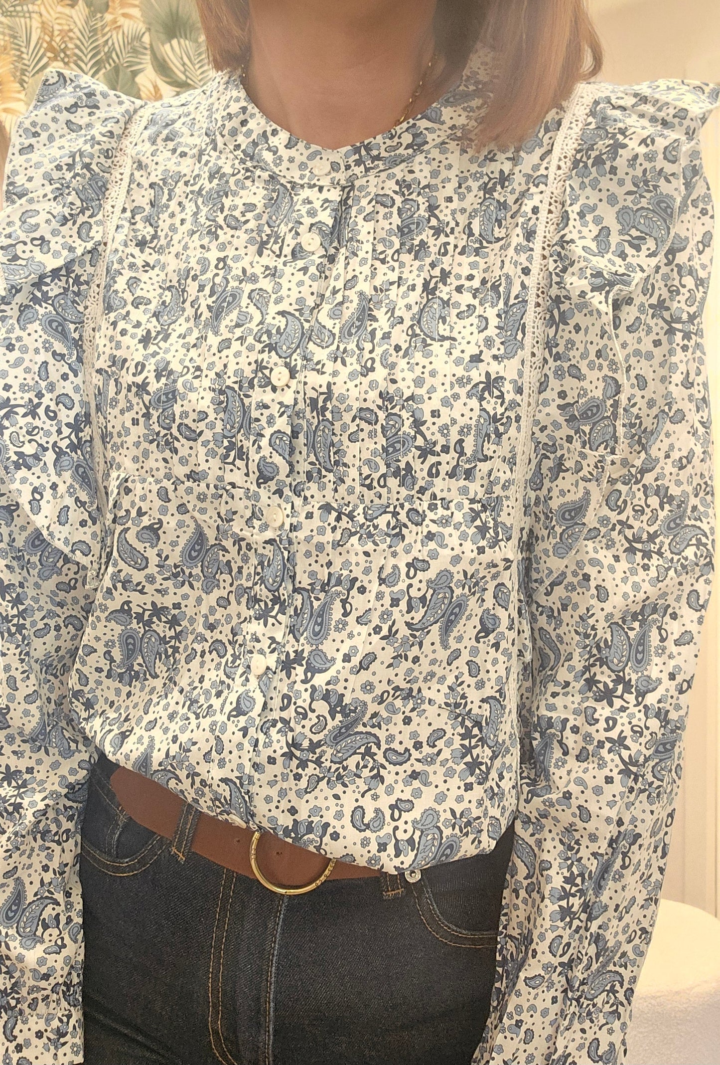 Chemise Bleue Liberty
