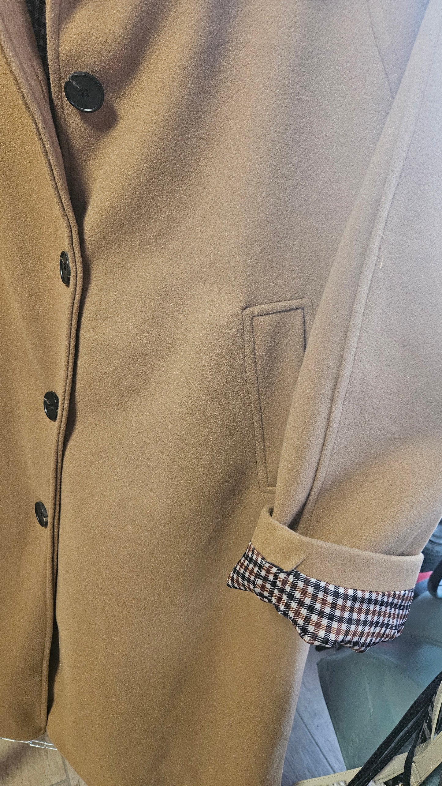 Manteau long Camel