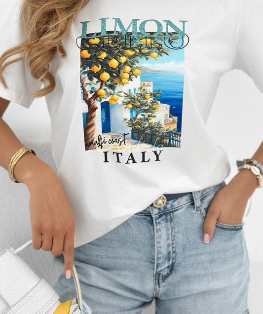 Tee Shirt Limoncello Blanc