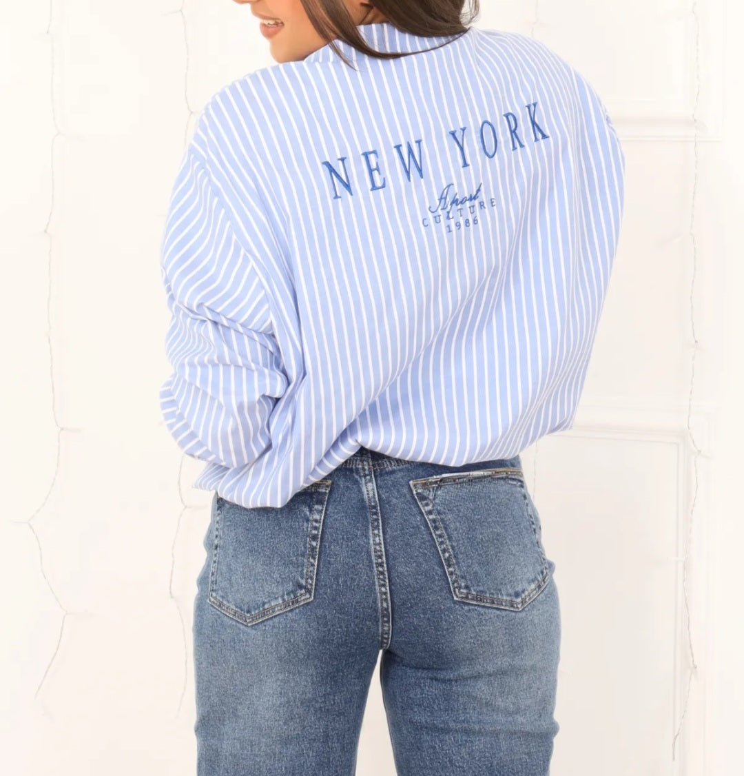 Chemise Bleu ciel New York