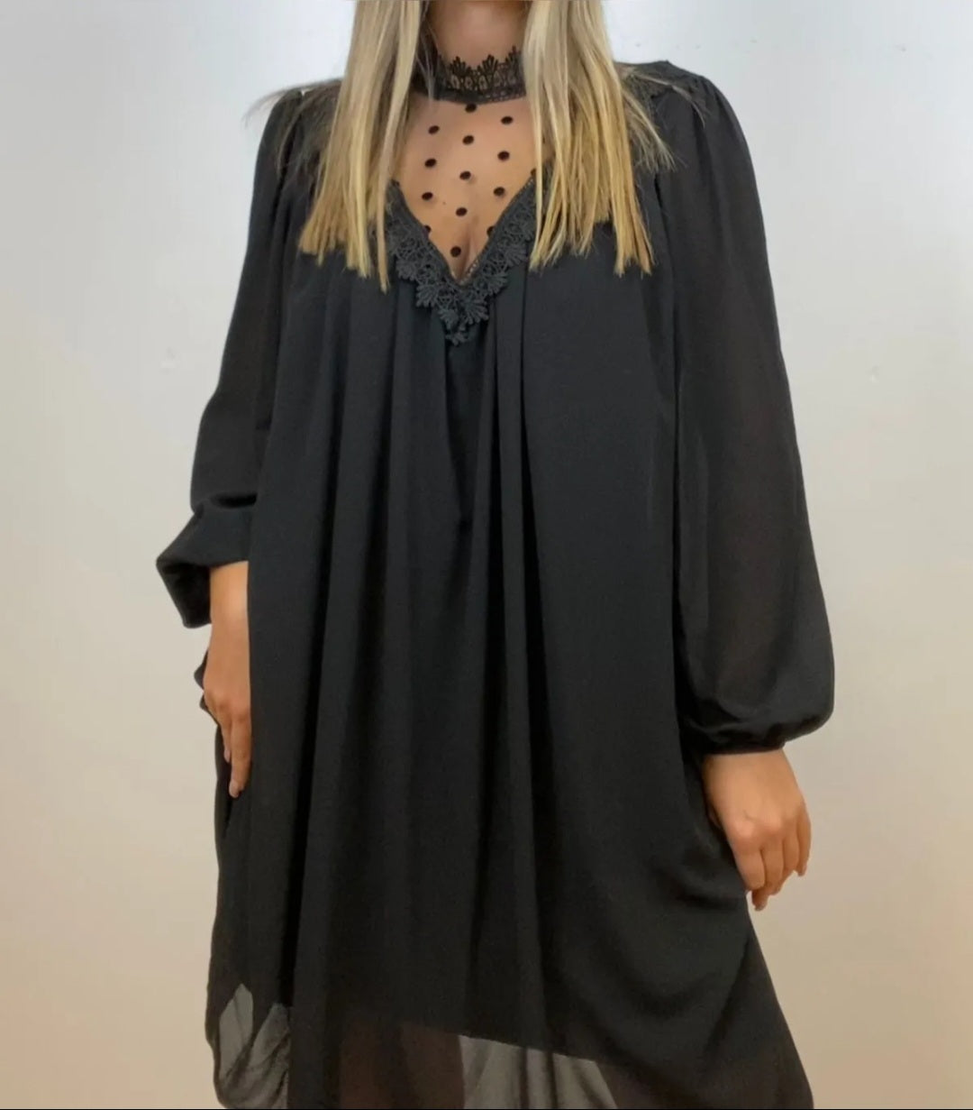 Robe Noir voile