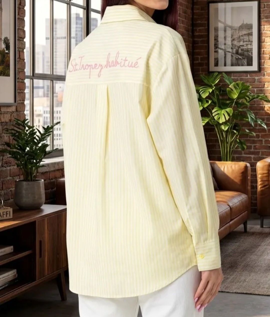 Chemise Jaune St Tropez