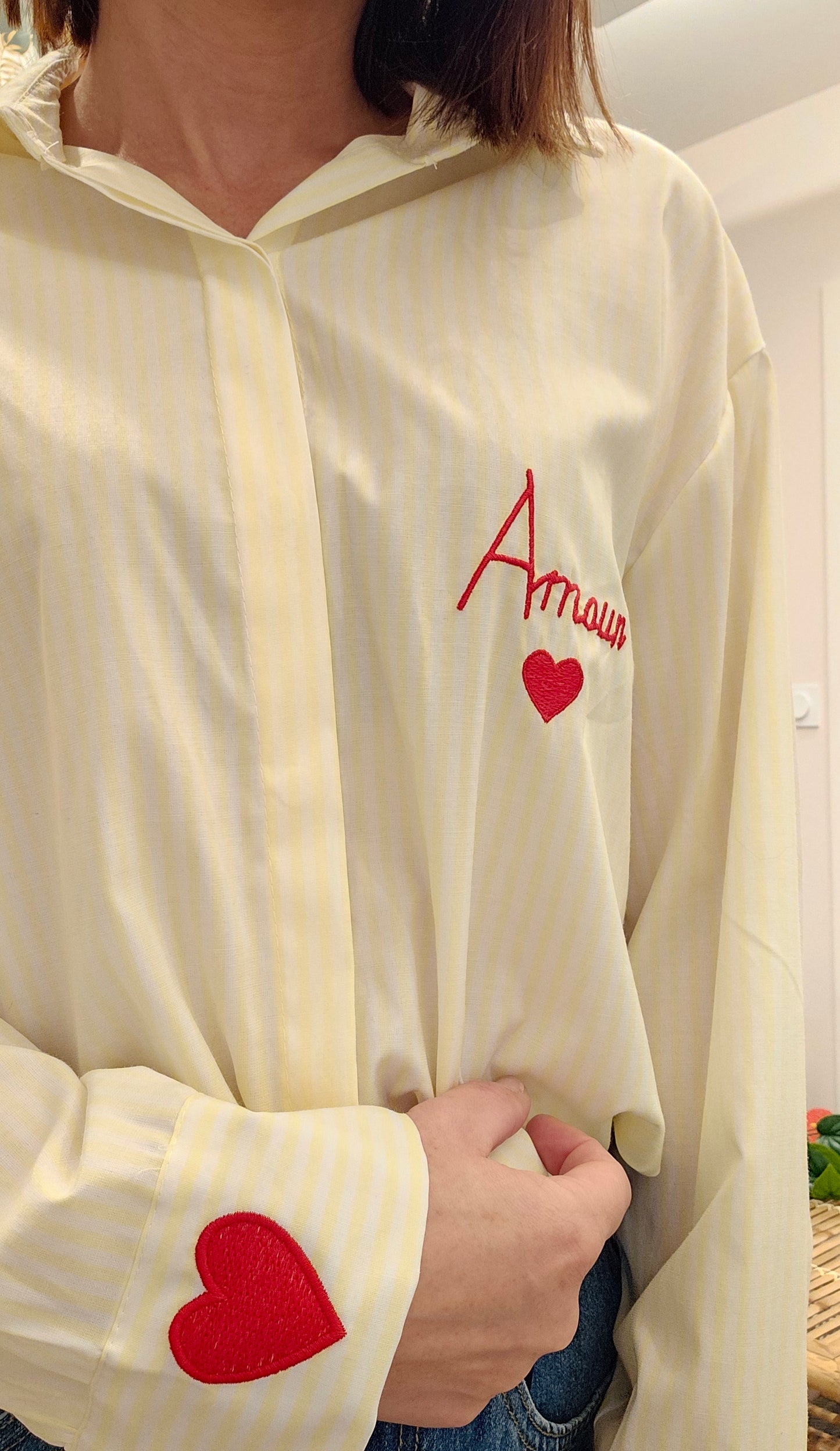 Chemise Jaune Amour