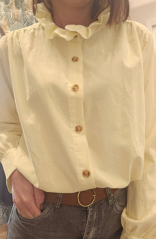 Chemise col Jaune