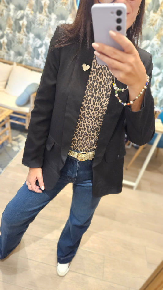 Veste Noir Coeur