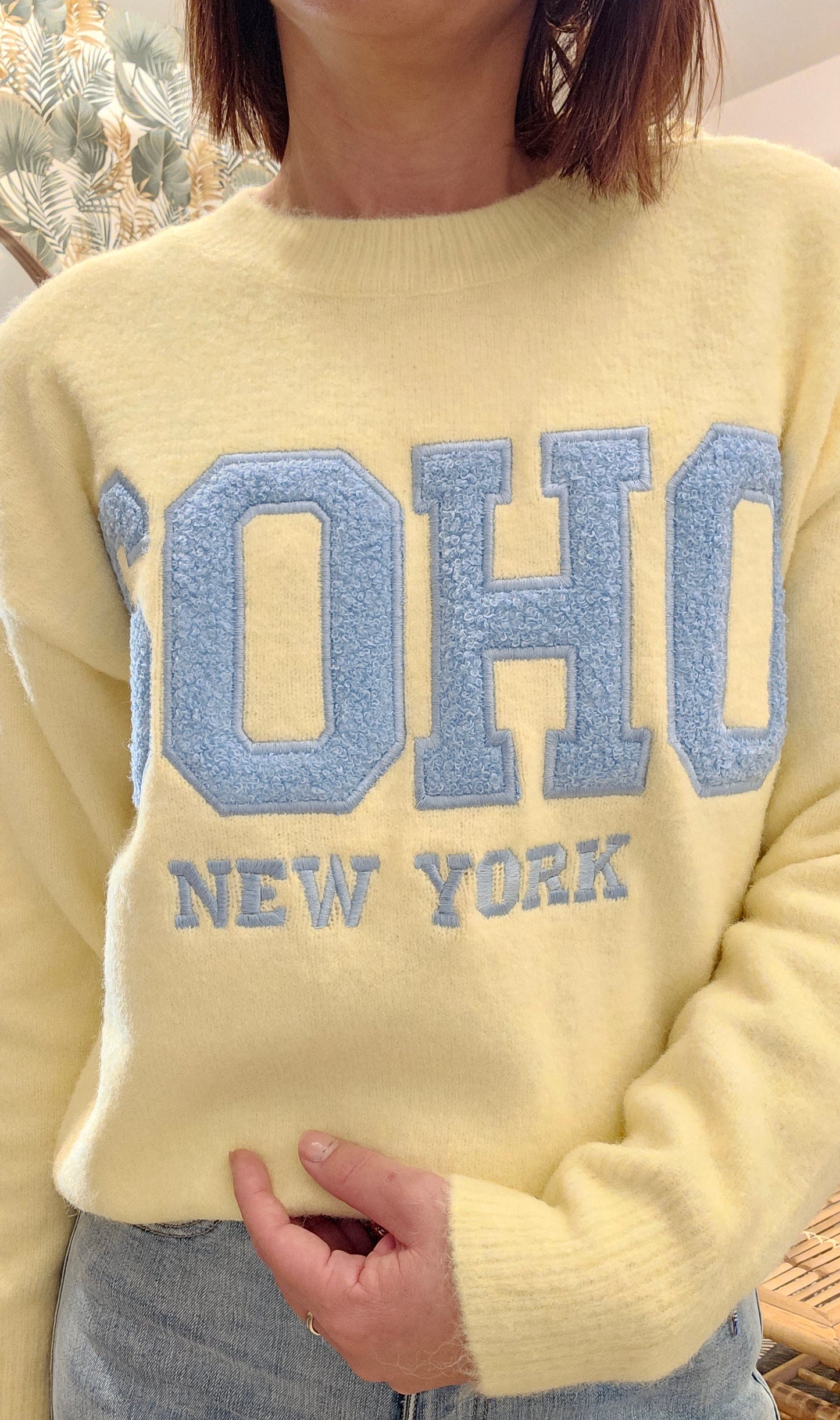 Pull Jaune/Bleu SOHO