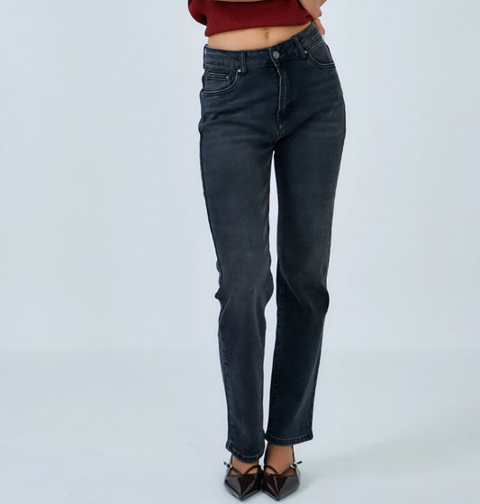 Jeans straight Anthracite