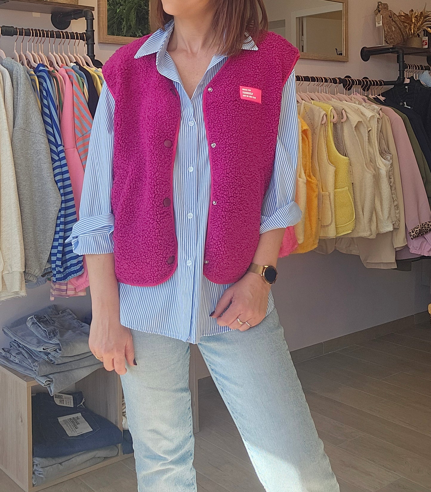 Gilet SM Fushia