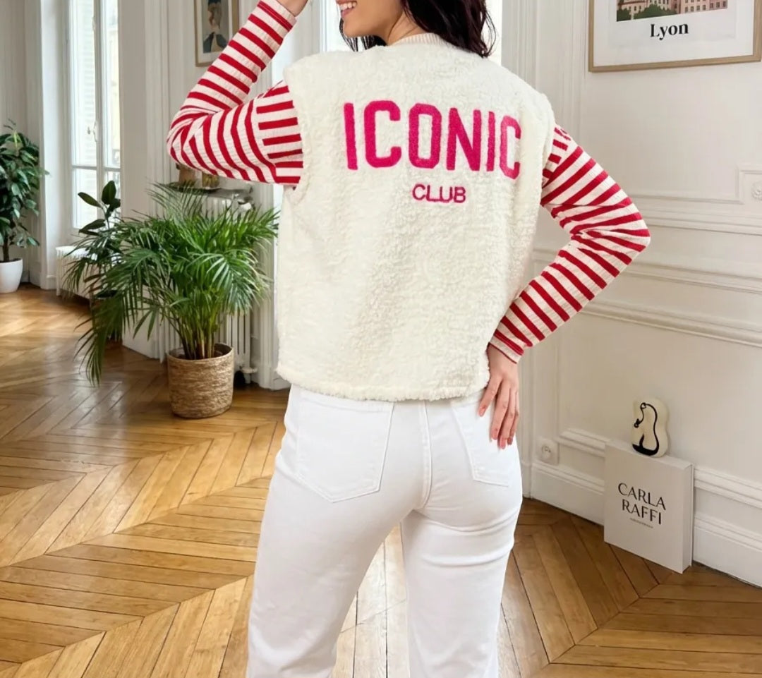 Gilet SM ICONIC Rose