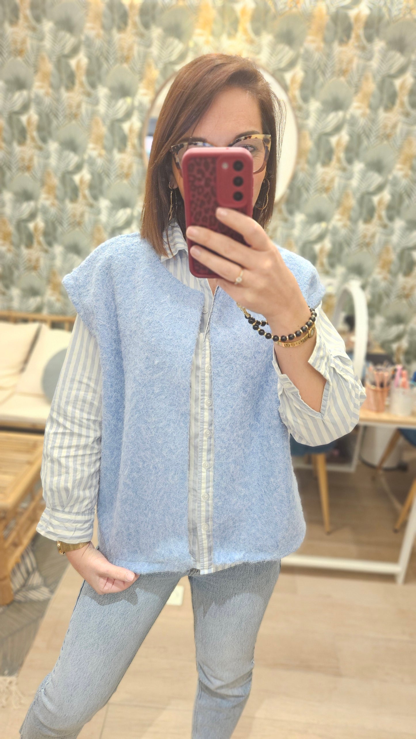 Gilet SM Bleu Ciel