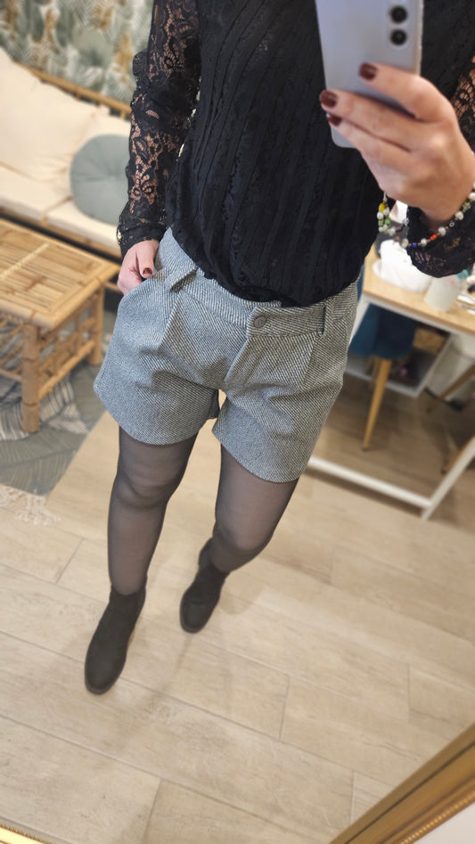 Short Gris chiné