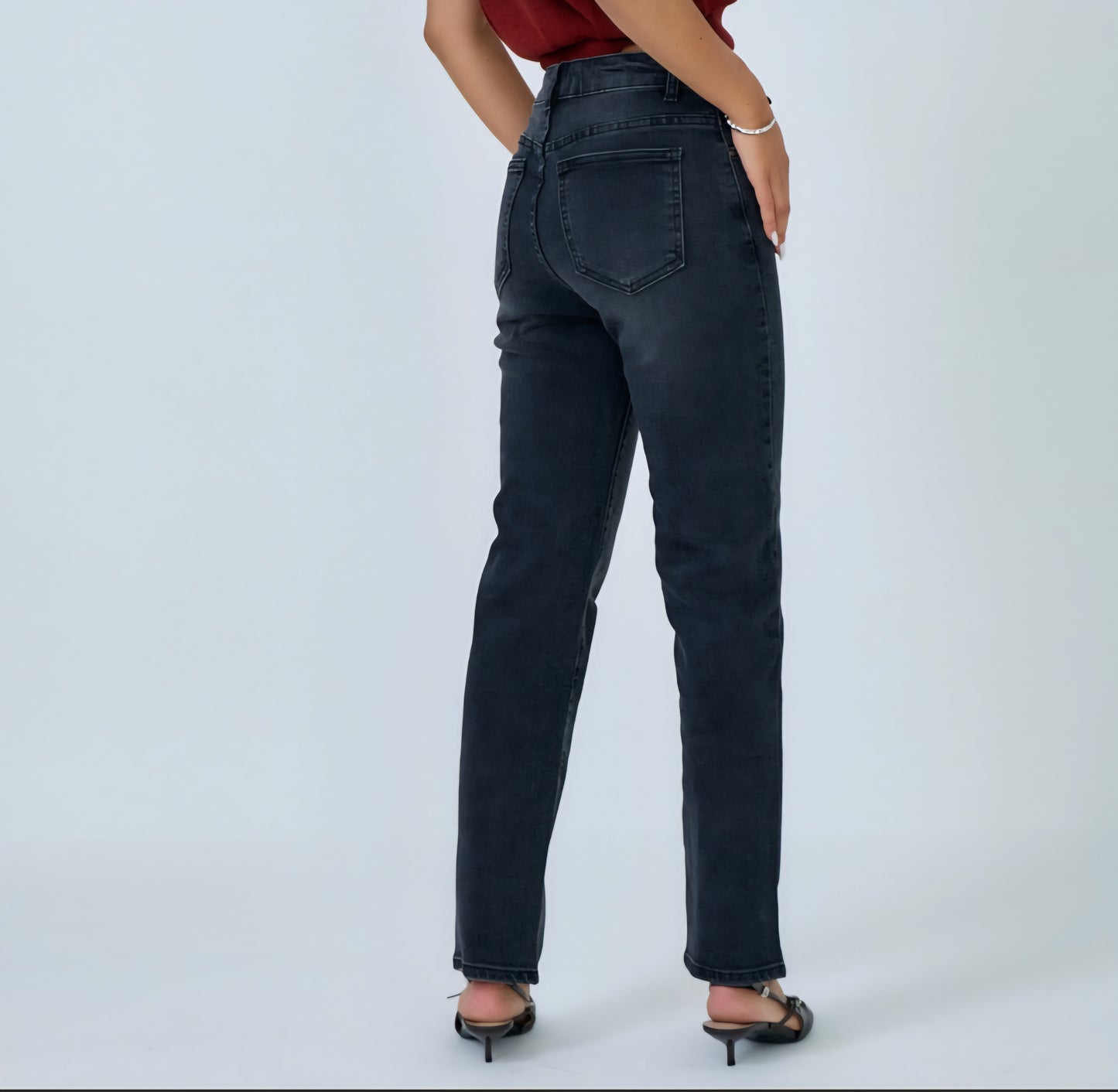 Jeans straight Anthracite