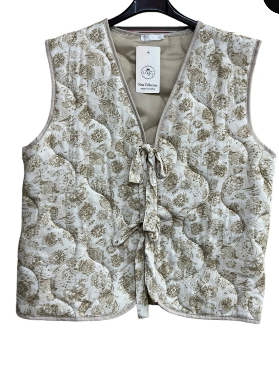 Veste SM Matelassée Liberty Beige