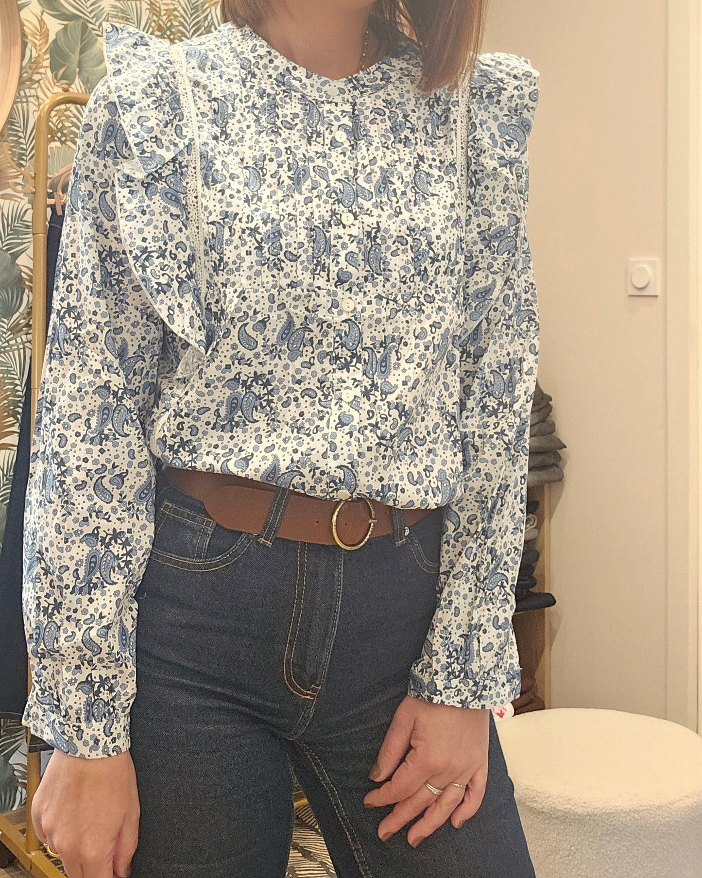 Chemise Bleue Liberty