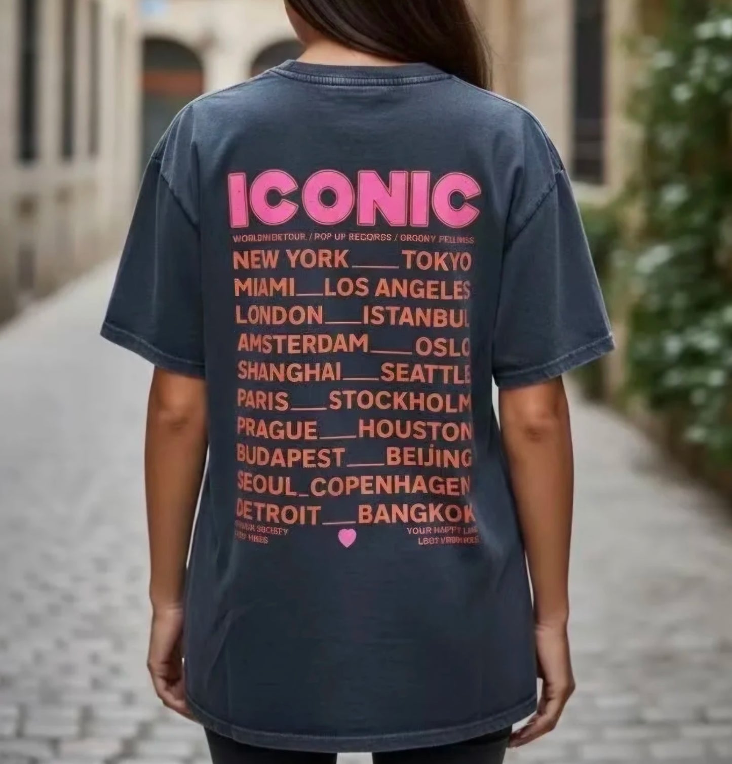 Tee shirt Gris ICONIC
