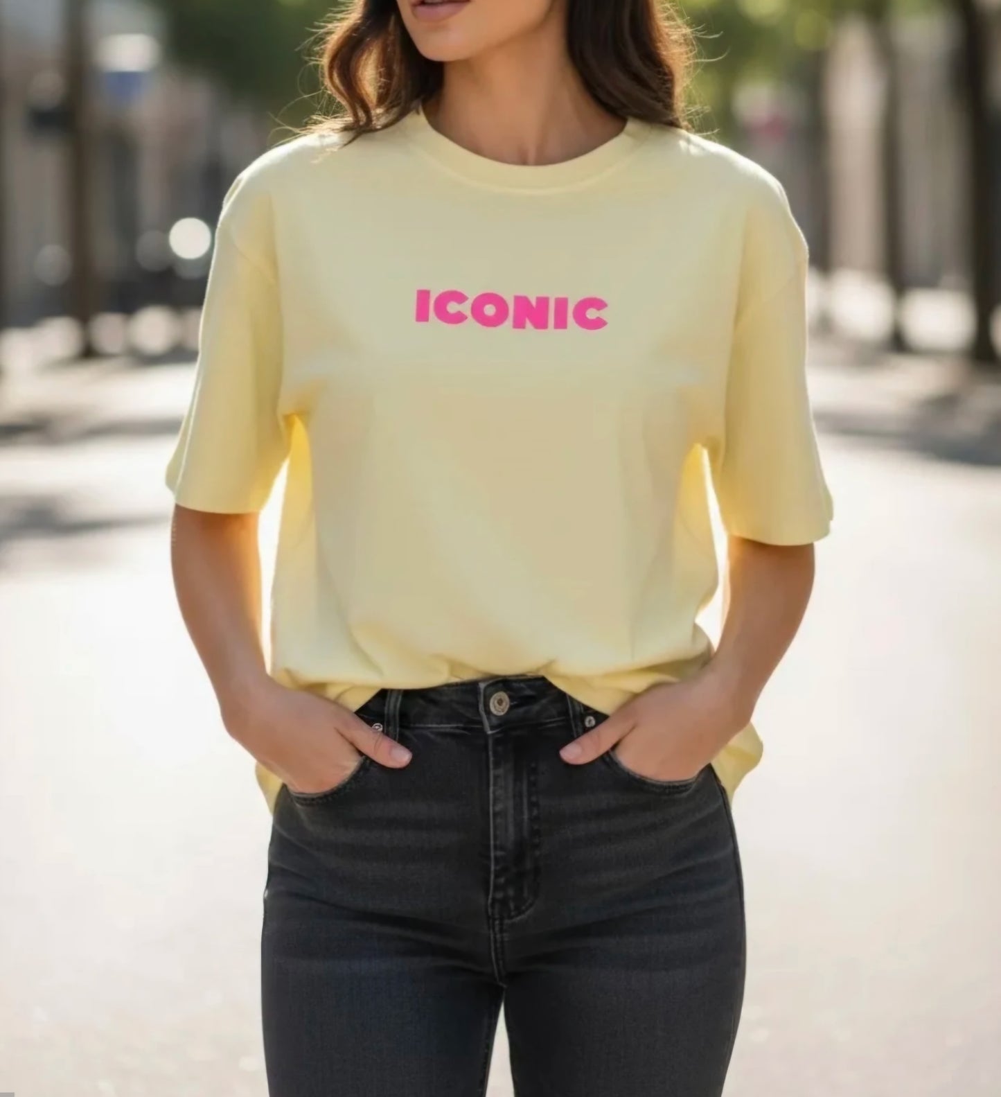 Tee shirt Jaune ICONIC