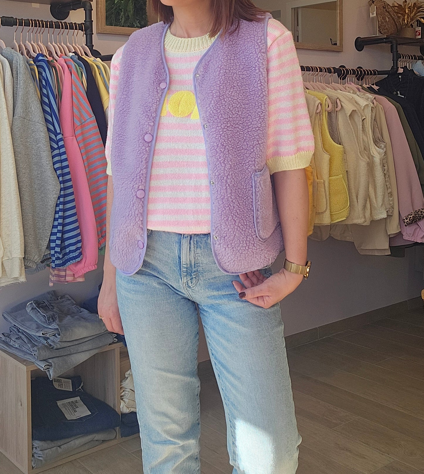 Gilet SM Lilas