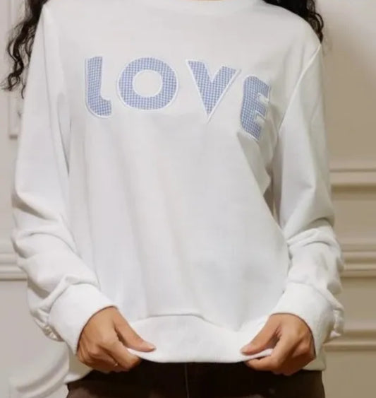Sweat Blanc LOVE