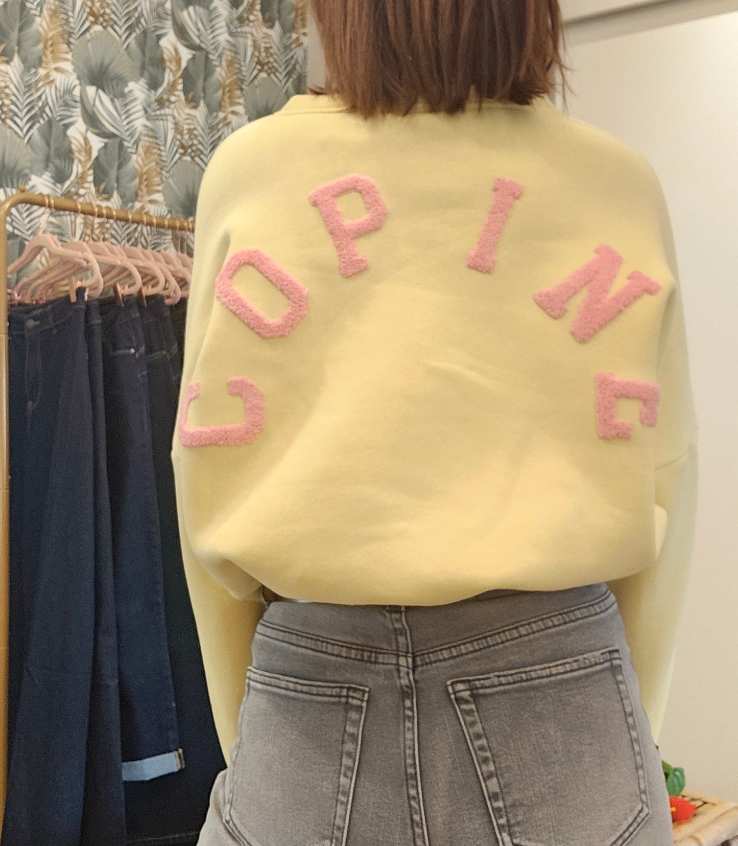 Sweat Jaune COPINE