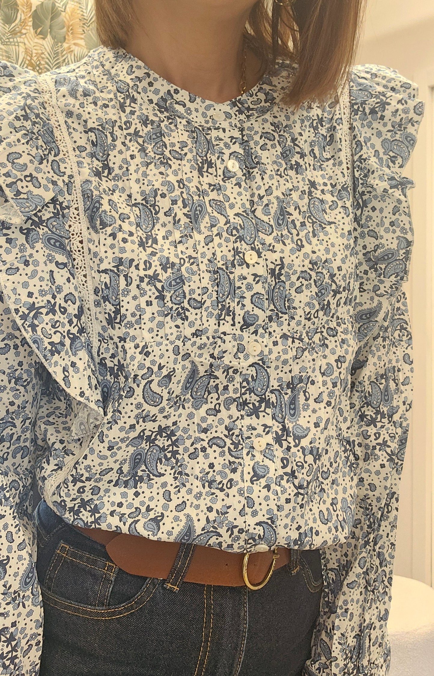 Chemise Bleue Liberty