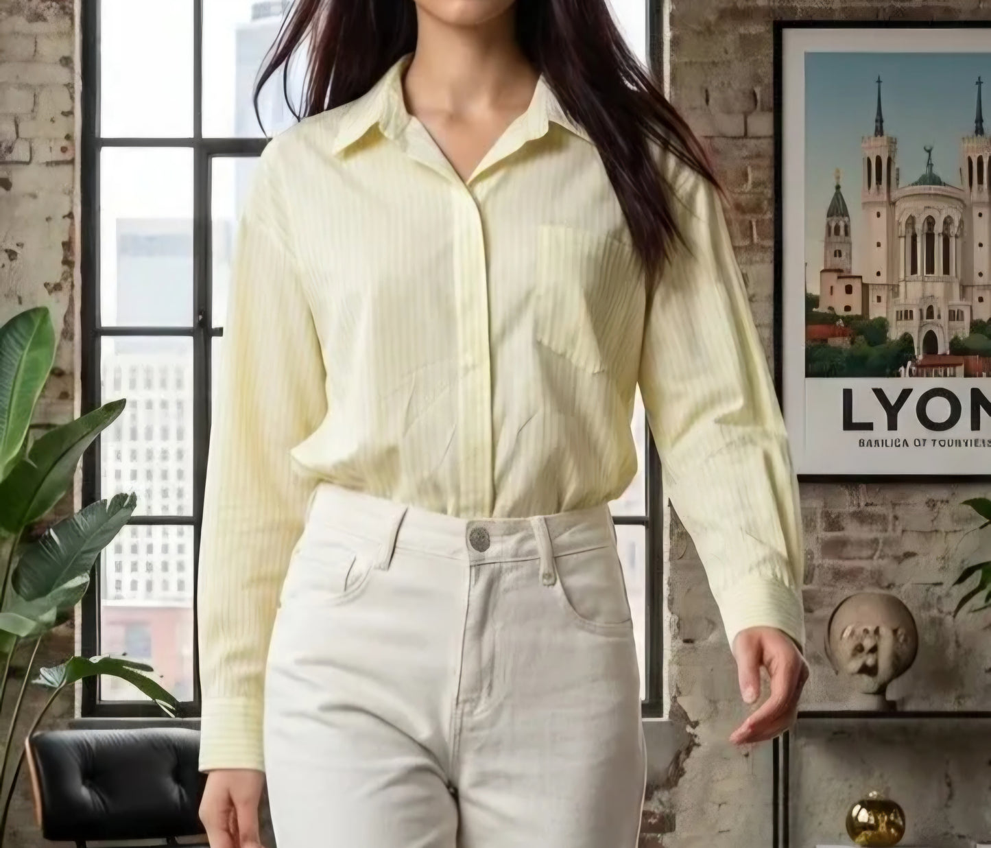 Chemise Jaune St Tropez