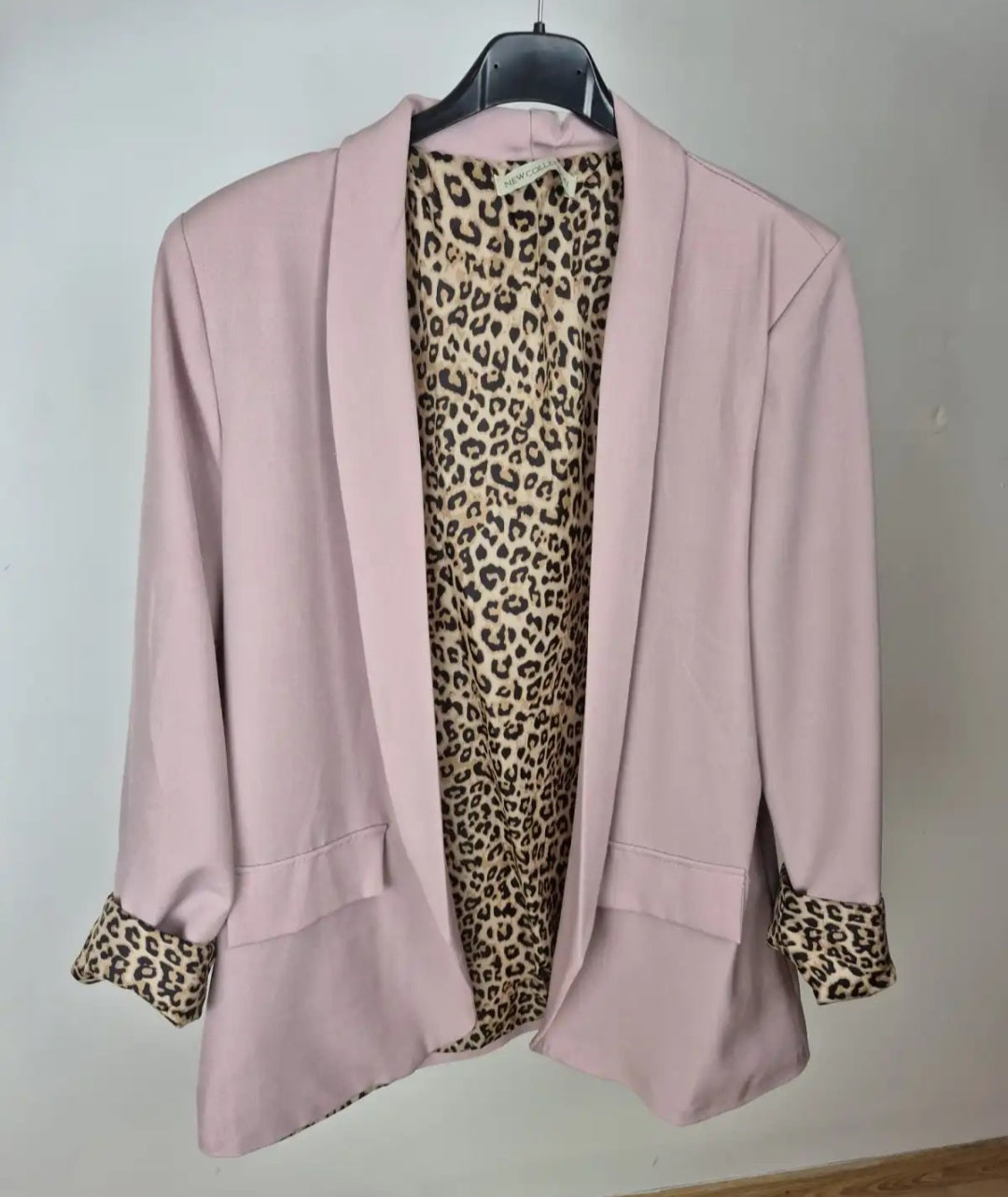 Blazer Vieux rose/Léopard