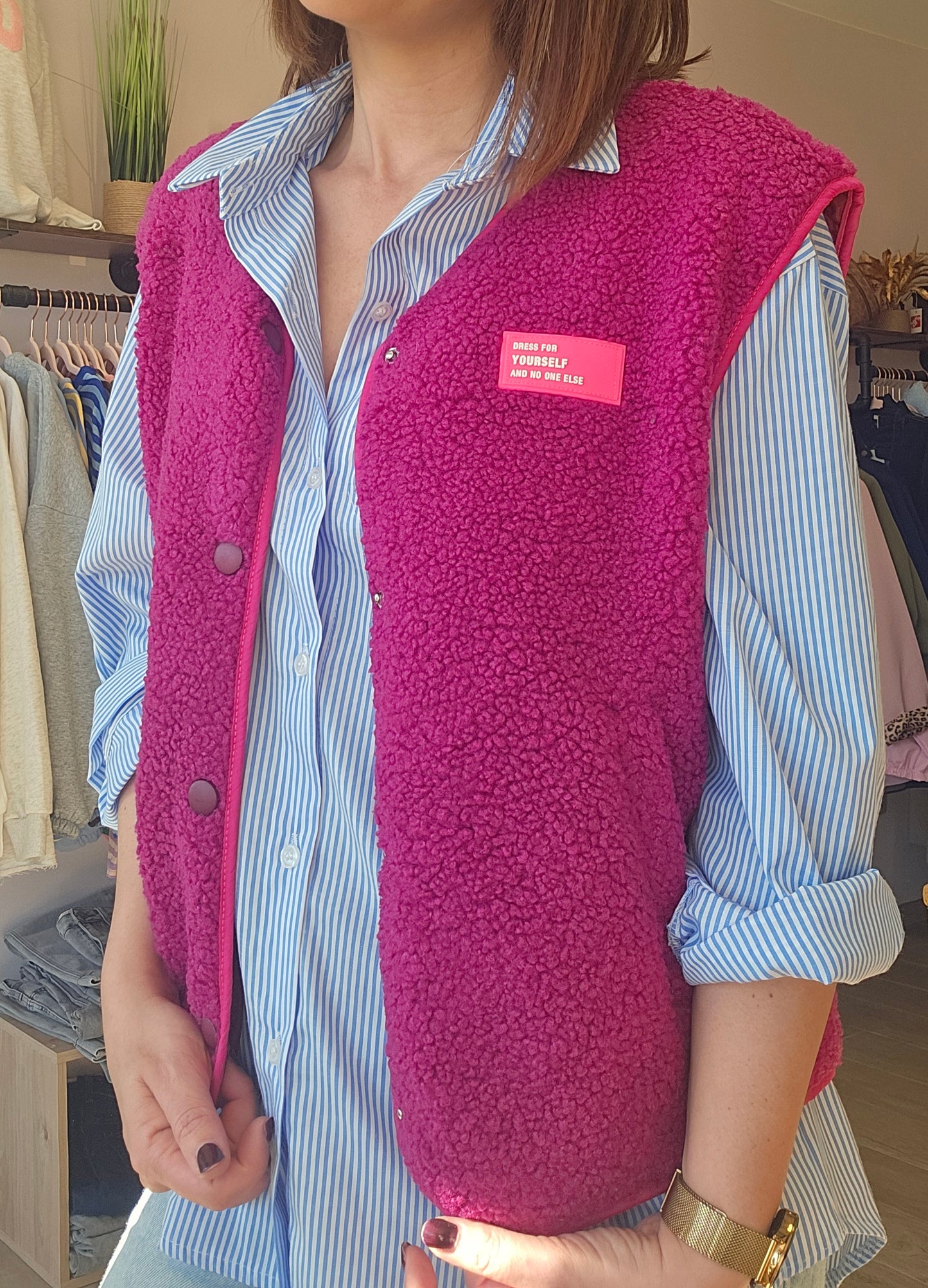 Gilet SM Fushia