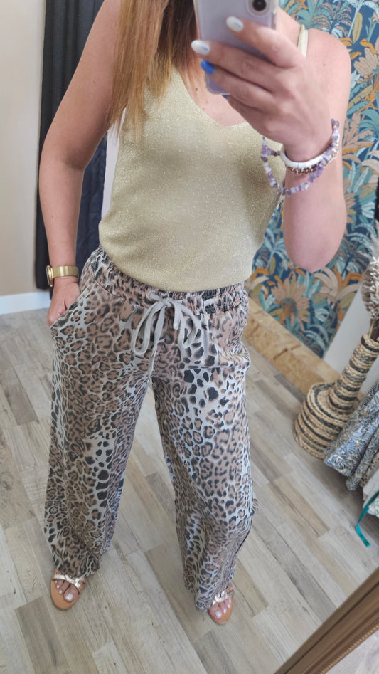 Pantalon Léopard